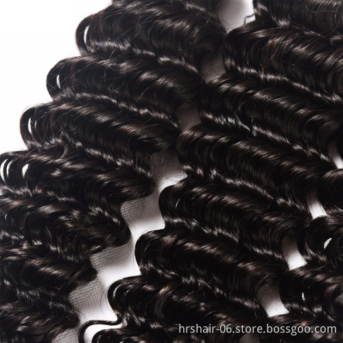 Virgin Cuticle Aligned Hair,Wholesale Virgin Human Hair Weave Bundle Vendor,high-quality Virgin Brazilian deep wave Hair Bundles